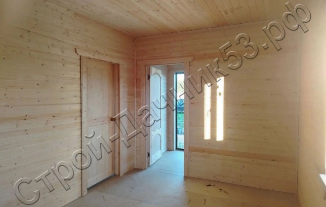 4 Каркасный дом Д–164, 8x6 м, 48 М², Московская область, Серпуховский район, деревня Воронино (7)